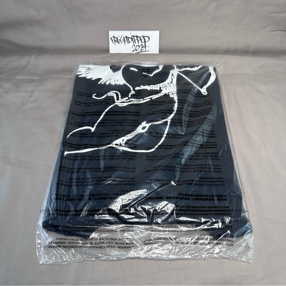 NWT NIKE x DRAKE CERTIFIED LOVER BOY CHERUB TEE MEDIUM BLACK UNOPENED - Picture 5 of 6